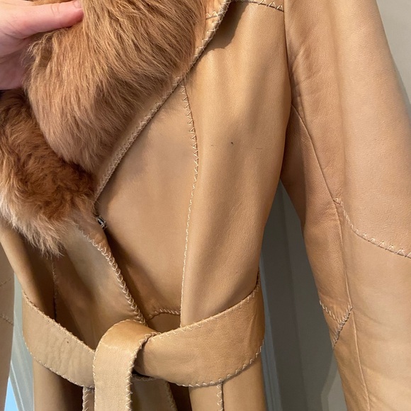 Vintage Penny Lane Leather Coat - Picture 3 of 6